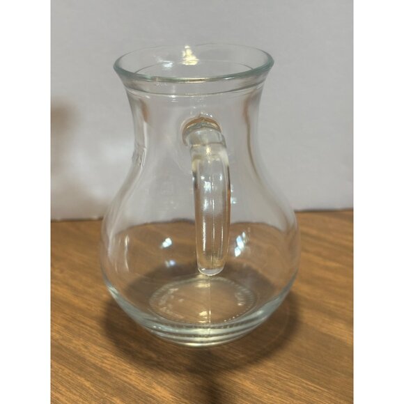 Bormioli Rocco Clear Glass Pitcher 0.25L Italy Heavy Small Carafe Creamer - Picture 3 of 8